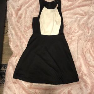Black mini dress